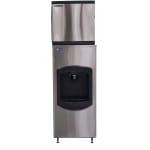 Norpole Commercial Dispensing Ice Maker, 350 lbs of Ice Per Day, Stainless Steel